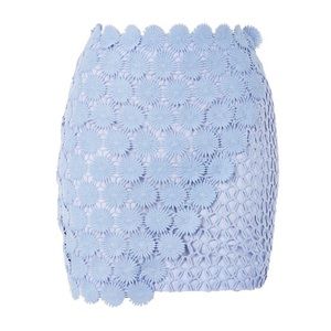 Topshop pencil skirt. Power blue, size 12.